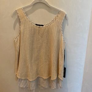 Doe & Rae Sleeveless Cotton Top NWT
